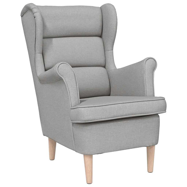 Sessel Wolkengrau Stoff 74x84x100 cm