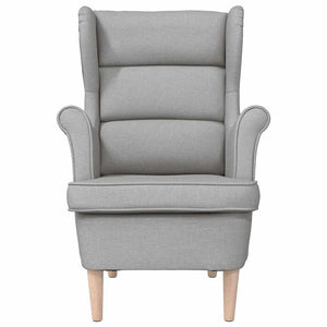 Sessel Wolkengrau Stoff 74x84x100 cm