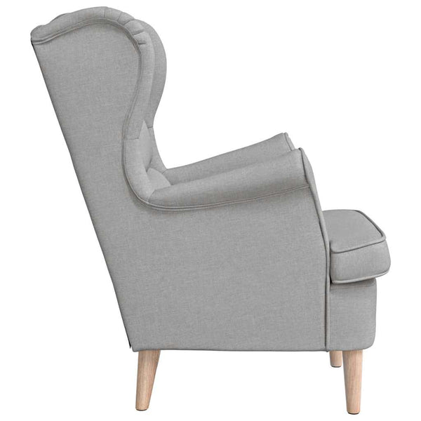 Sessel Wolkengrau Stoff 74x84x100 cm