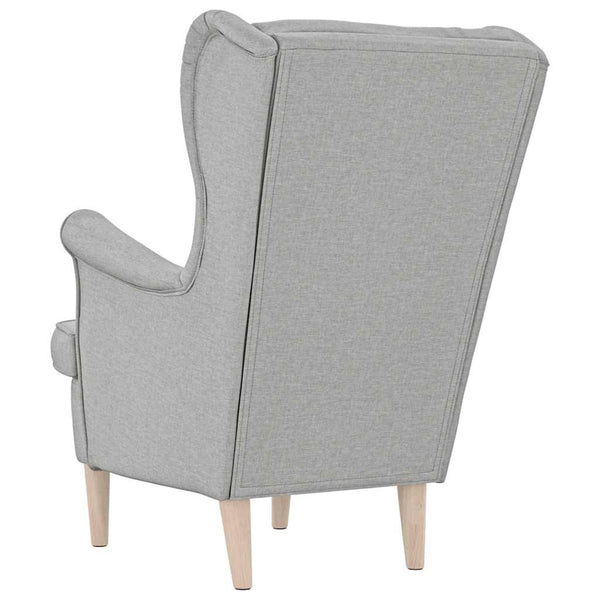Sessel Wolkengrau Stoff 74x84x100 cm