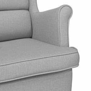 Sessel Wolkengrau Stoff 74x84x100 cm