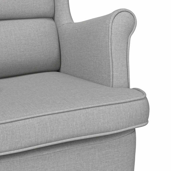 Sessel Wolkengrau Stoff 74x84x100 cm