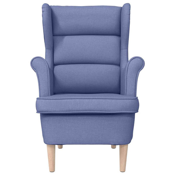 Jeansblauer Stoff Sessel 74x84x100 cm