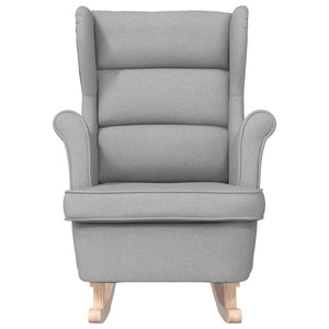 Schaukelsessel Wolkengrau Stoff 74x90x102cm