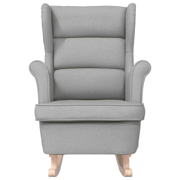 Schaukelsessel Wolkengrau Stoff 74x90x102cm