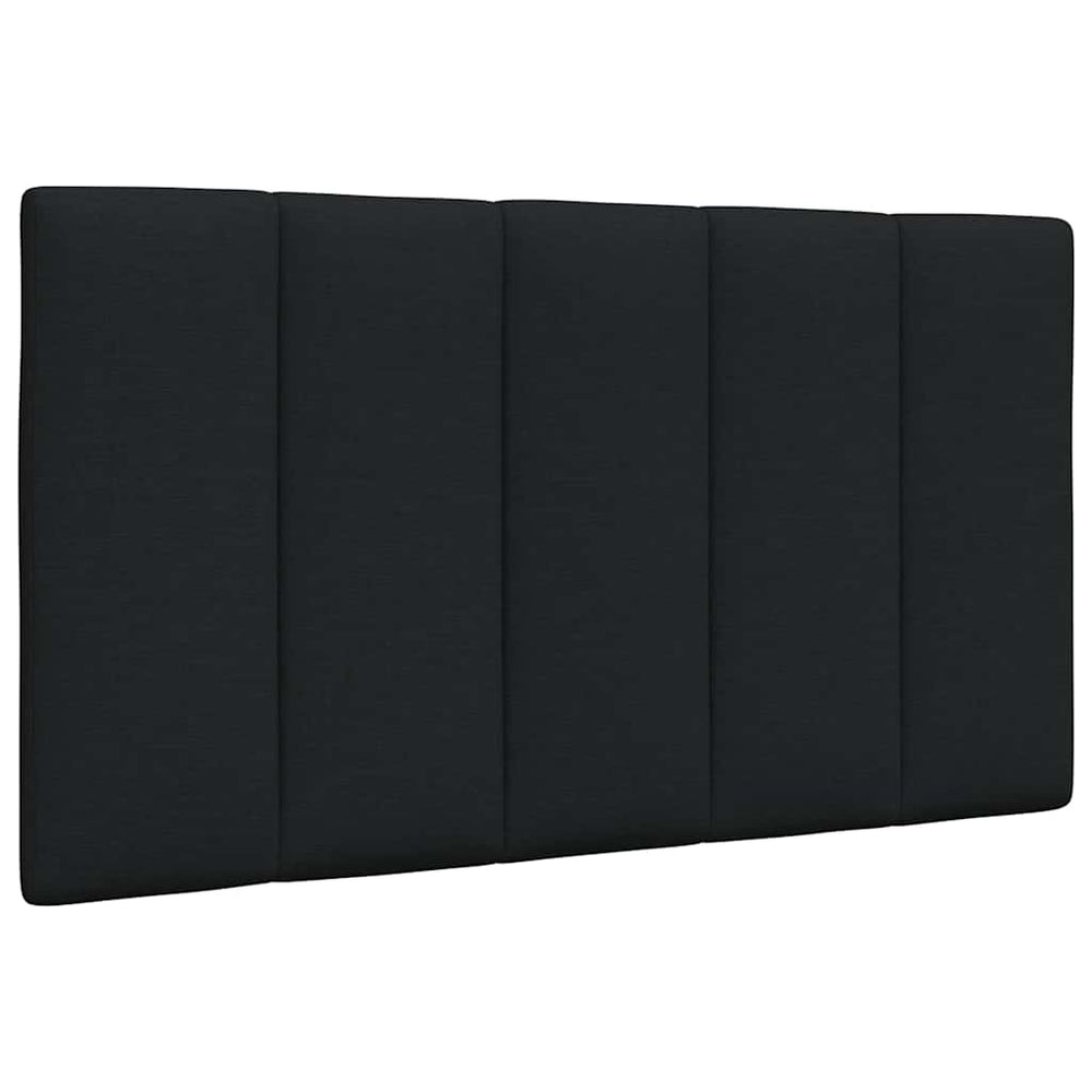 Schwarzes Kopfteil-Kissen Hanko, 80 cm