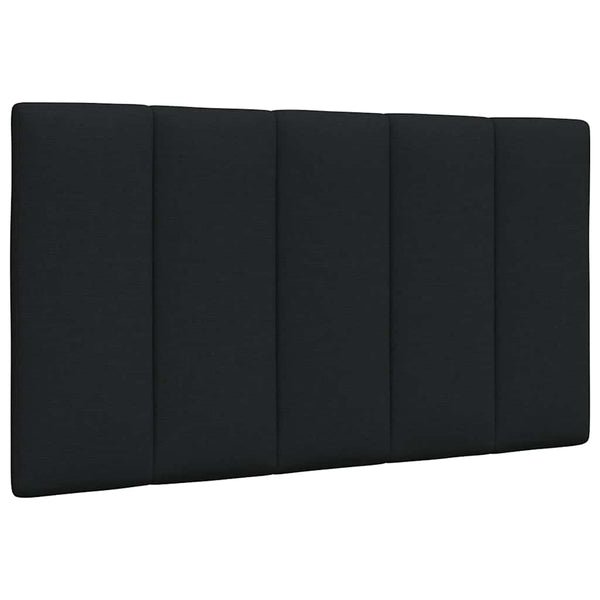 Schwarzes Kopfteil-Kissen Hanko, 80 cm