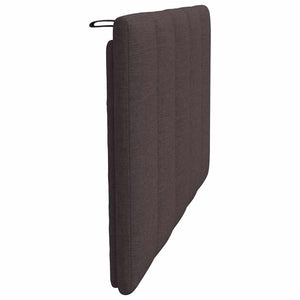 Kopfteil Kissen Hanko Dunkelbraun 80 cm