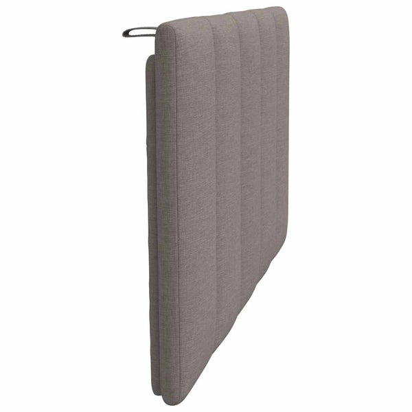 Kopfteil Kissen Hanko Taupe 80 cm