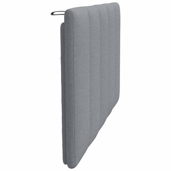 Kopfteil Kissen Hanko Hellgrau 90cm