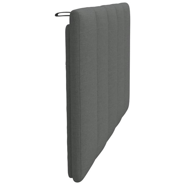 Kopfteil Kissen Hanko Dunkelgrau 90cm