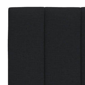 Kopfteil-Kissen Hanko Schwarz 90 cm
