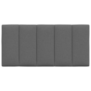 Kopfteil-Kissen Hanko Dunkelgrau 100 cm