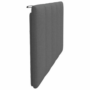 Kopfteil-Kissen Hanko Dunkelgrau 100 cm