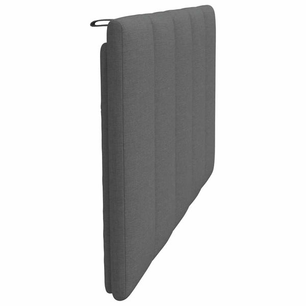 Kopfteil-Kissen Hanko Dunkelgrau 100 cm