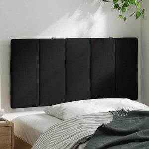 Schwarzes Kopfteil-Kissen Hanko, 100 cm