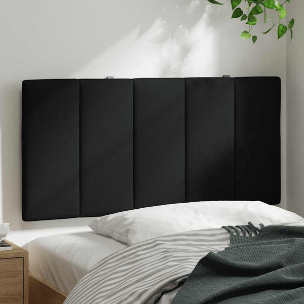 Schwarzes Kopfteil-Kissen Hanko, 100 cm