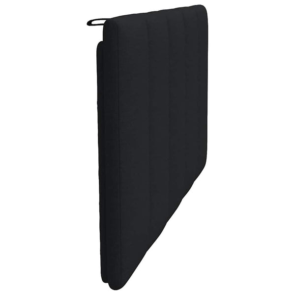 Schwarzes Kopfteil-Kissen Hanko, 100 cm