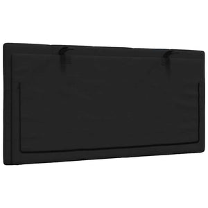 Schwarzes Kopfteil-Kissen Hanko, 100 cm