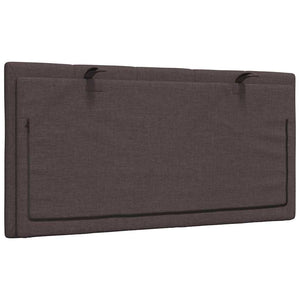 Kopfteil Kissen Dunkelbraun 100 cm