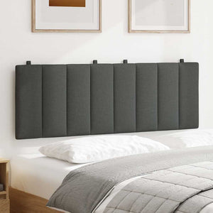 Kopfteil Kissen Hanko Dunkelgrau 120 cm