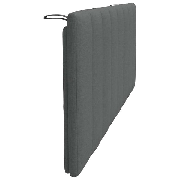 Kopfteil Kissen Hanko Dunkelgrau 120 cm