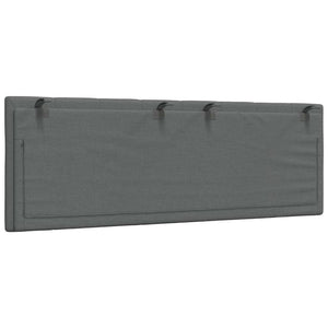 Kopfteil Kissen Hanko Dunkelgrau 120 cm