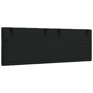 Kopfteil Kissen Hanko Schwarz 120 cm
