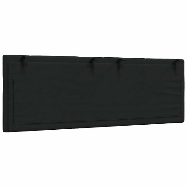 Kopfteil Kissen Hanko Schwarz 120 cm