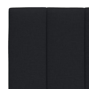 Kopfteil Kissen Hanko Schwarz 120 cm