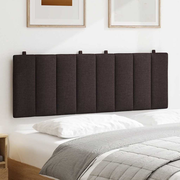 Kopfteil Kissen Hanko Dunkelbraun 120 cm
