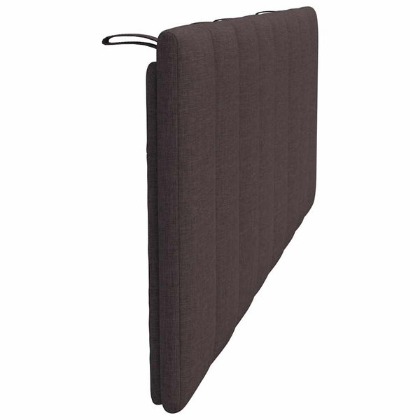 Kopfteil Kissen Hanko Dunkelbraun 120 cm