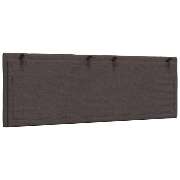 Kopfteil Kissen Hanko Dunkelbraun 120 cm
