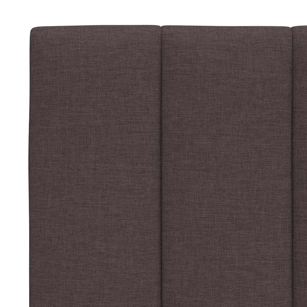 Kopfteil Kissen Hanko Dunkelbraun 120 cm