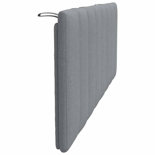 Kopfteil Kissen Hanko Hellgrau 140 cm