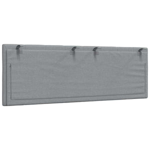 Kopfteil Kissen Hanko Hellgrau 140 cm