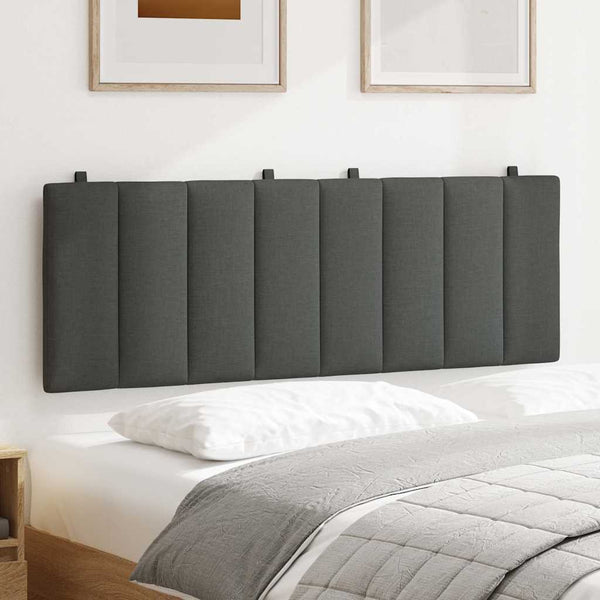 Kopfteil Kissen Dunkelgrau 140 cm