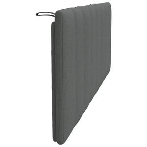 Kopfteil Kissen Dunkelgrau 140 cm
