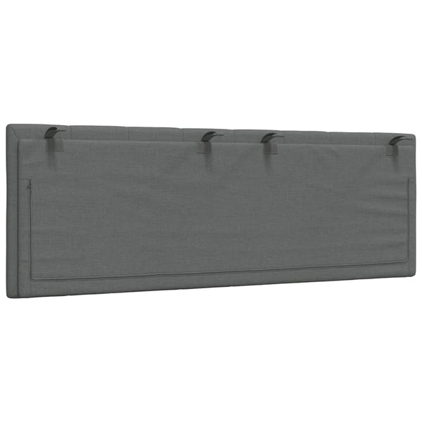 Kopfteil Kissen Dunkelgrau 140 cm
