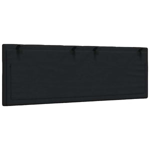 Kopfteil Kissen Hanko Schwarz 140 cm