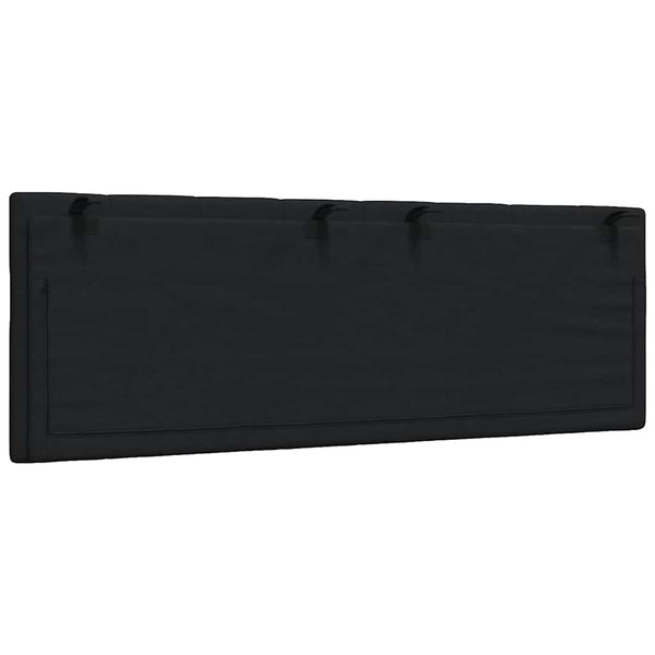 Kopfteil Kissen Hanko Schwarz 140 cm