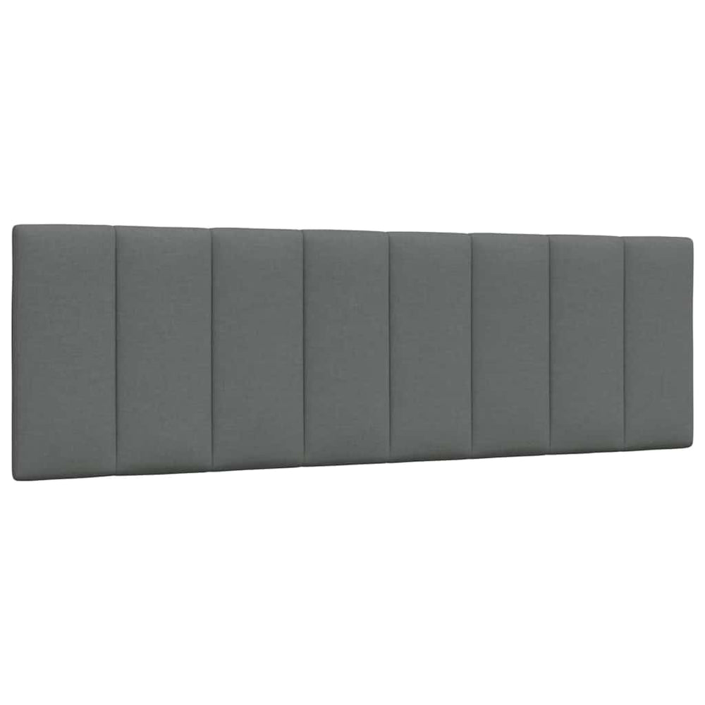 Dunkelgraues Kopfteil-Kissen Hanko, 160 cm