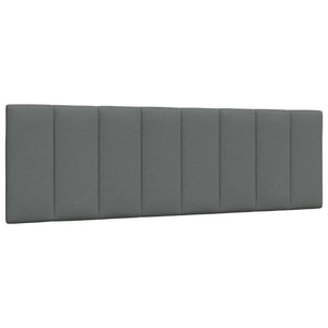 Dunkelgraues Kopfteil-Kissen Hanko, 160 cm