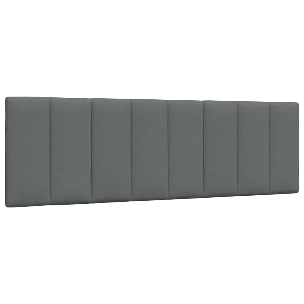 Dunkelgraues Kopfteil-Kissen Hanko, 160 cm