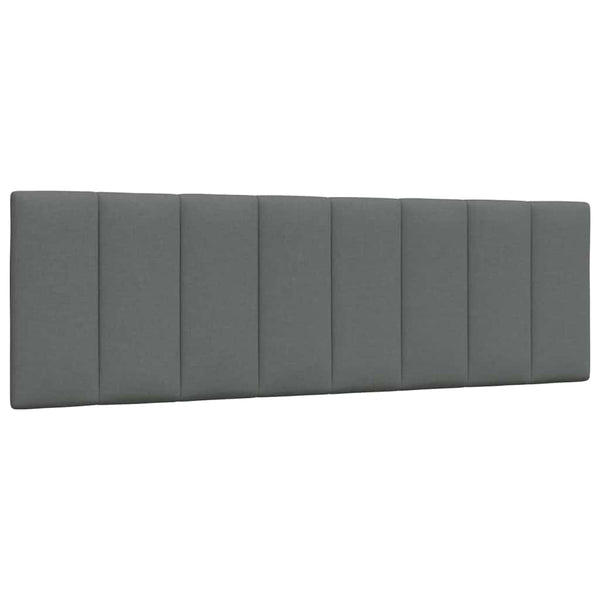 Dunkelgraues Kopfteil-Kissen Hanko, 160 cm