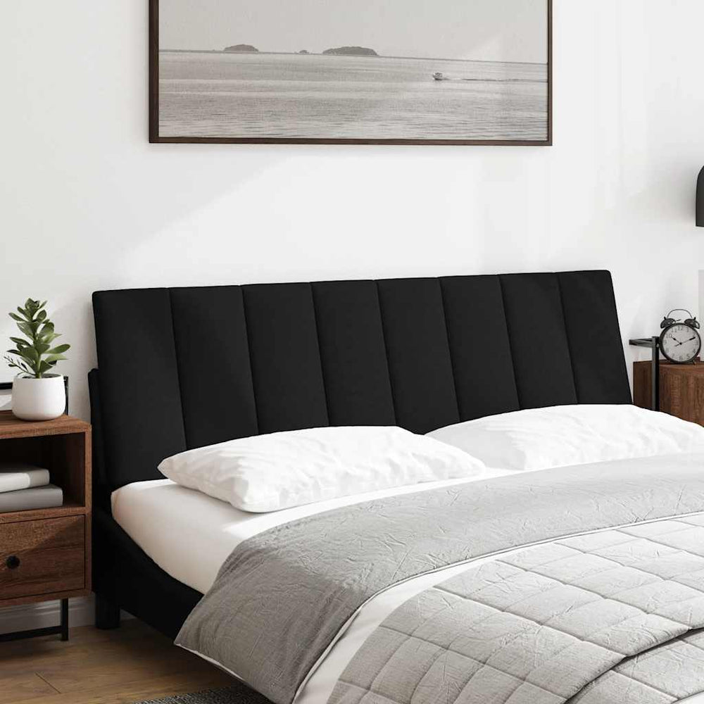 Schwarzes Kopfteil Kissen 160 cm