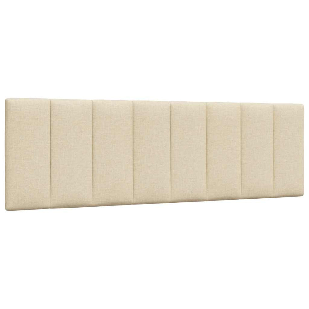 Gepolstertes Kopfteil-Kissen Creme 160cm