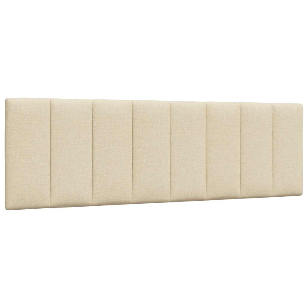 Gepolstertes Kopfteil-Kissen Creme 160cm