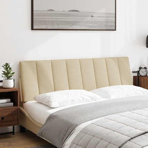 Gepolstertes Kopfteil-Kissen Creme 160cm