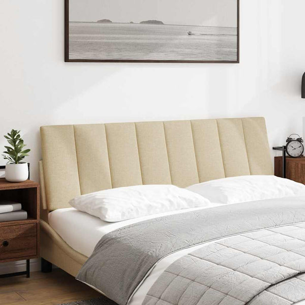 Gepolstertes Kopfteil-Kissen Creme 160cm